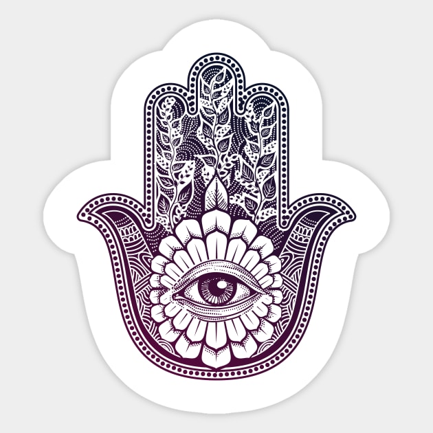 Hamsa Sticker by Fenn